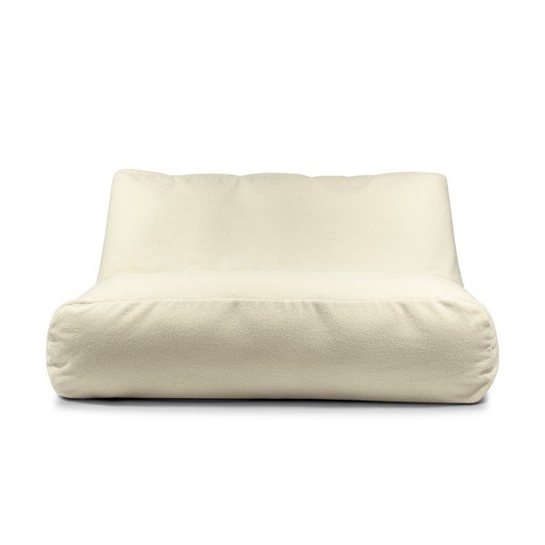 Kremowy worek do siedzenia z materiału bouclé Sofa Tube 160 – SLOWDOWN-image-2