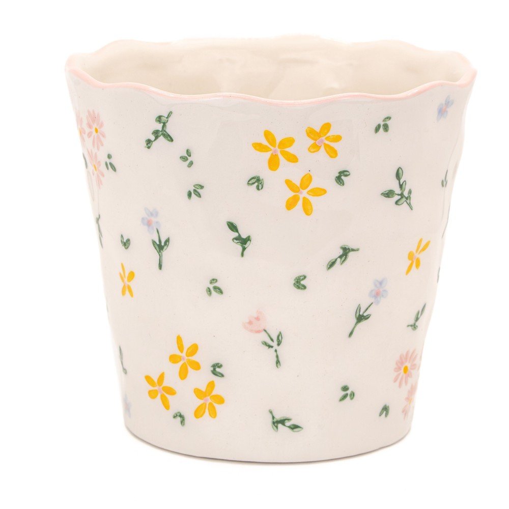 Kamionkowa osłonka na doniczkę ø 11 cm Ditsy Floral – Sass & Belle