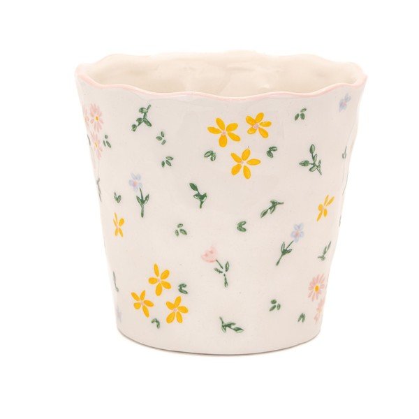 Kamionkowa osłonka na doniczkę ø 11 cm Ditsy Floral – Sass & Belle