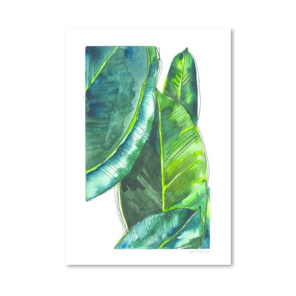 Plakat Americanflat Banana Leaves by Claudia Libenberg, 30x42 cm