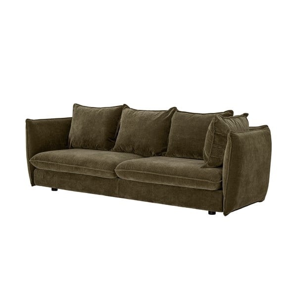 Ciemnozielona sofa 228 cm Austin – Bloomingville-image-2