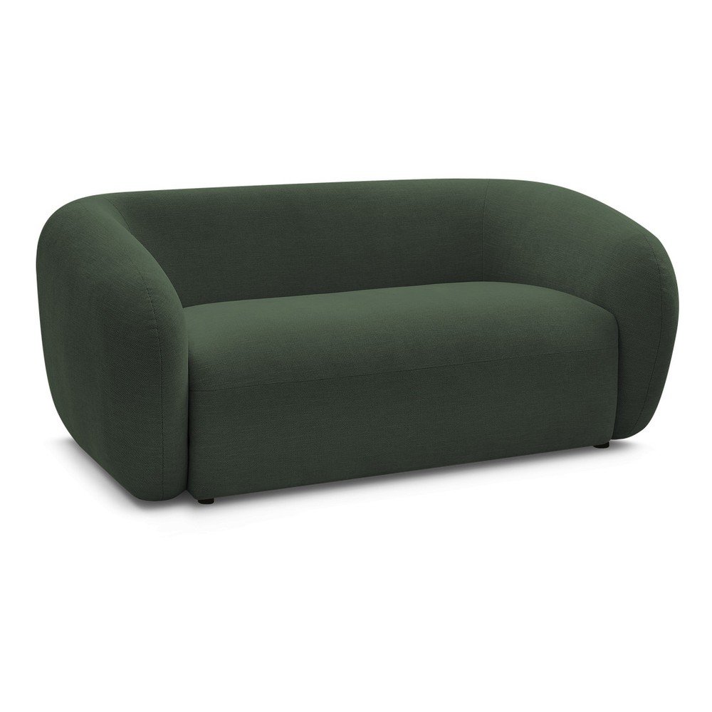 Zielona sofa z tkaniny szenilowej 160 cm Celine – Bobochic Paris (zdjęcie 8)