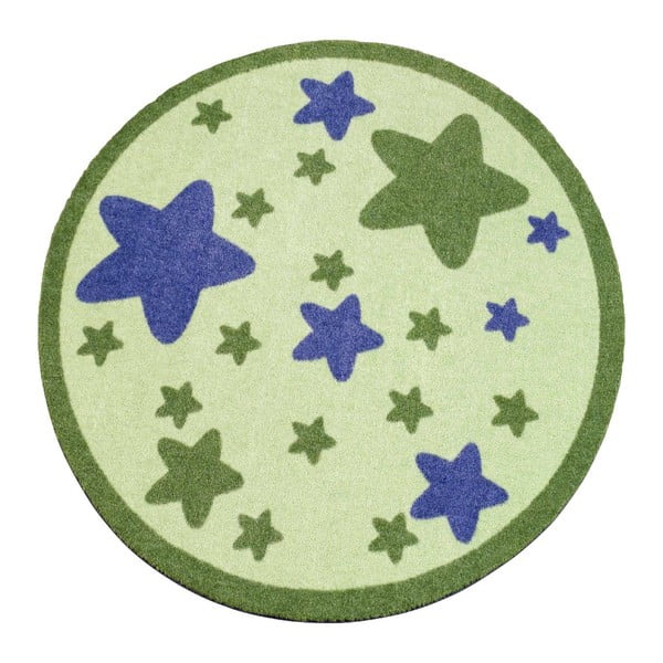 Zielony dywan dziecięcy Zala Living Star, ⌀ 100 cm