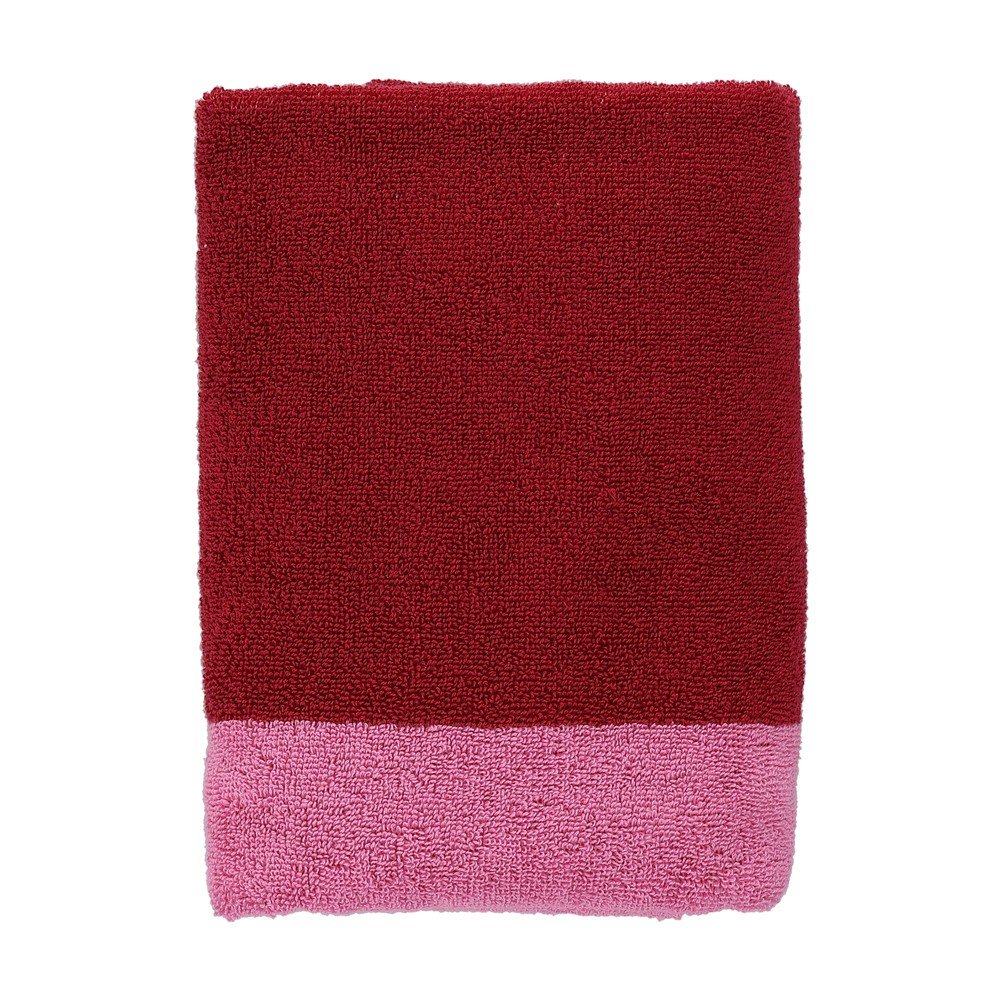 Różowe bawełniane ręczniki kąpielowe zestaw 2 szt. frotte 50x100 cm Pixie – ONA