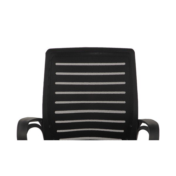 Czarne tapicerowane krzesło biurowe Evon – Bonami Essentials-image-4