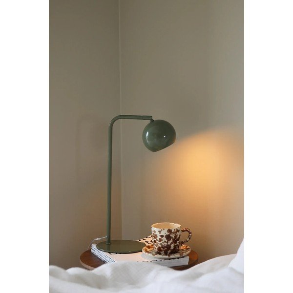 Zielona lampa stołowa z metalowym kloszem (wysokość 39,5 cm) Pop – Markslöjd-image-2