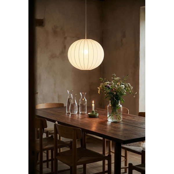 Biała lampa wisząca ø 50 cm Solia – Markslöjd-image-1