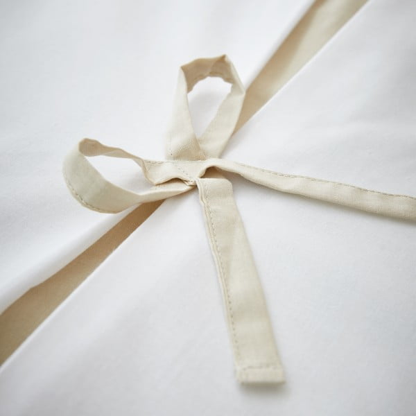 Biała pościel jednoosobowa 135x200 cm Milo Bow – Catherine Lansfield-image-4