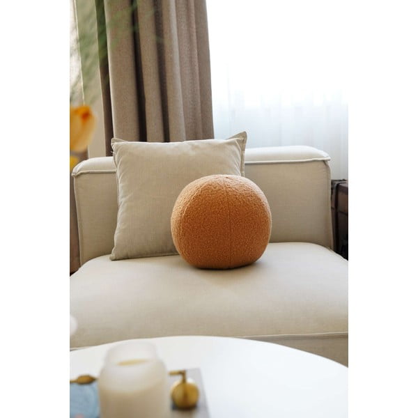 Poduszka dekoracyjna z materiału bouclé ø 20 cm Top – Mioli Decor-image-4