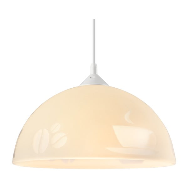 Beżowa lampa wisząca LAMKUR Tea-image-1