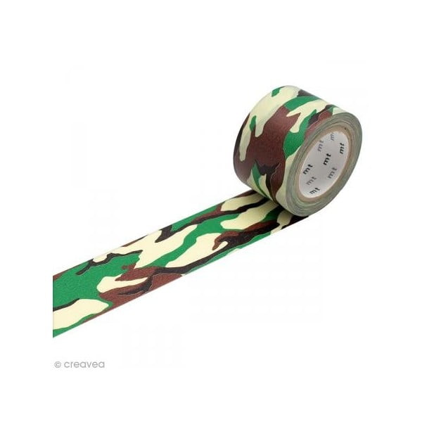 Taśma dekoracyjna washi MT Masking Tape Camouflage