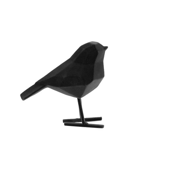 Czarna figurka dekoracyjna w kształcie ptaszka PT LIVING Bird, wys. 13,5 cm
