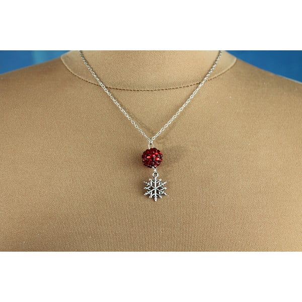 Naszyjnik Christmas Snowflake-image-1