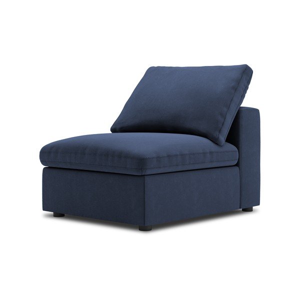 Ciemnoniebieska środkowa część sztruksowej sofy modułowej Windsor & Co Sofas Galaxy-image-2