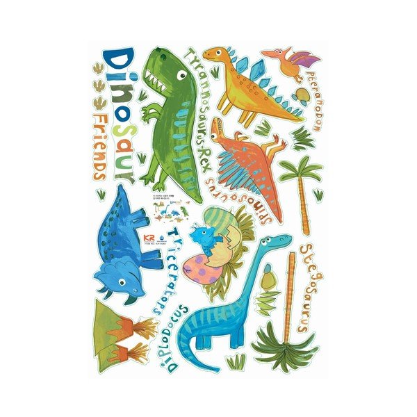 Naklejka Ambiance Colourful Dino-image-1