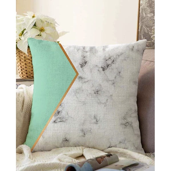 Poszewka na poduszkę z domieszką bawełny Minimalist Cushion Covers Marble, 55x55 cm