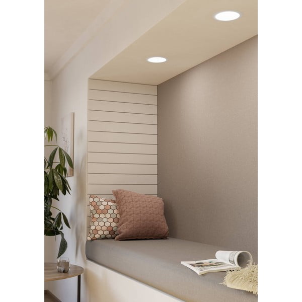 Szara lampa LED wpuszczana w sufit FUEVA 5 – EGLO-image-1