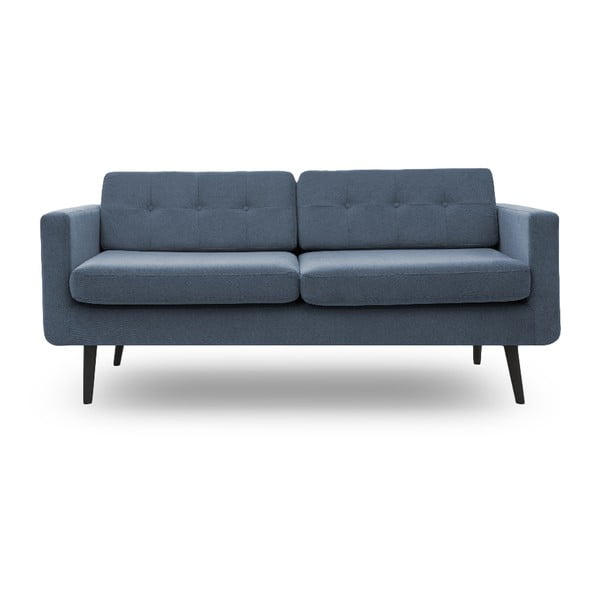 Sofa trzyosobowa VIVONITA Sondero Light Blue, czarne nogi