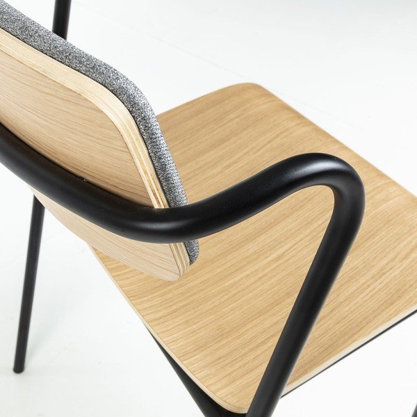 Krzesło do jadalni w dekorze drewna dębowego Kave Home Zaha-image-1