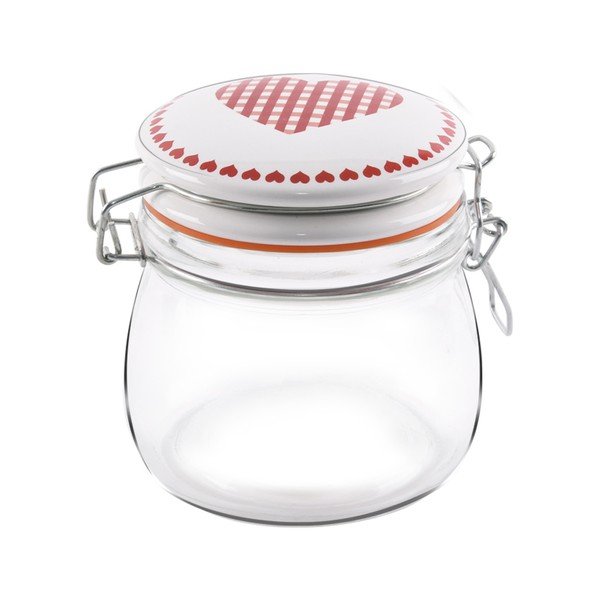Słoik z ceramicznym wieczkiem Orion Love, 500 ml