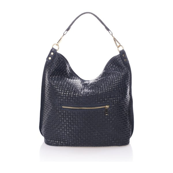 Ciemnoniebieska torebka skórzana Giorgio Costa Violina-image-1