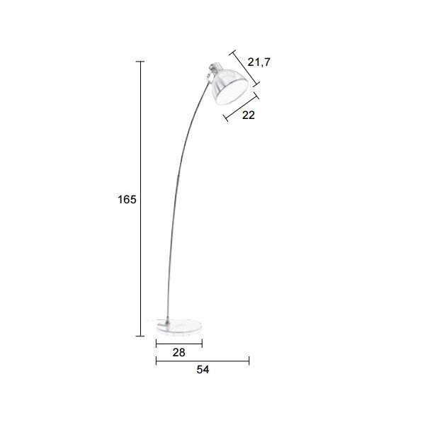 Miedziana lampa stojąca Blush-image-1