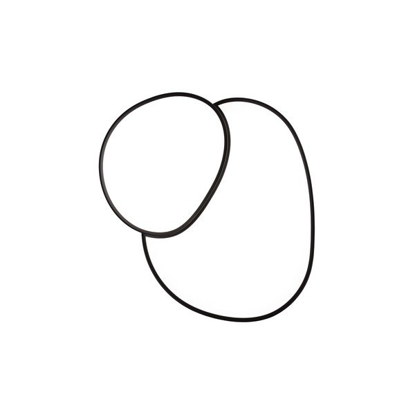 Czarna lampa sufitowa LED 63.5x77 cm Rise – Trio-image-4