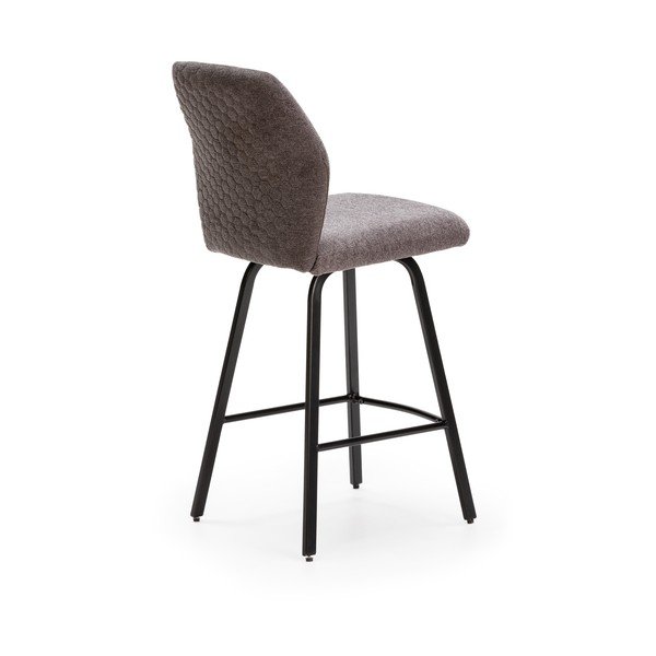 Ciemnoszare hokery zestaw 4 szt. 65 cm Bei – Marckeric-image-4