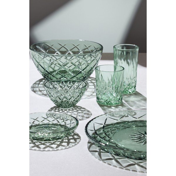 Zielone szklane miski zestaw 4 szt. 325 ml Sorrento – Lyngby Glas-image-1