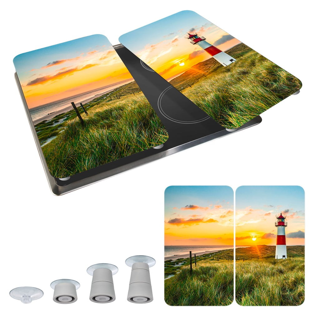 Szklane płyty ochronne na kuchenkę zestaw 2 szt. 52x30 cm Lighthouse – Maximex (zdjęcie 5)