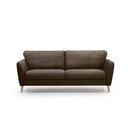 Brązowa sofa Scandic Paris, 206 cm