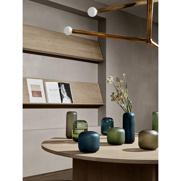 Zielony szklany wazon Blomus Bright, wys. 21,5 cm-image-1