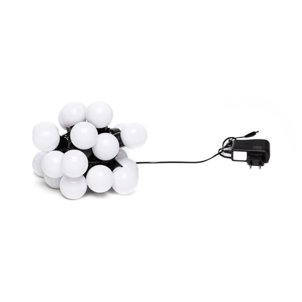 Biała girlanda świetlna LED, 20 lampek-image-2