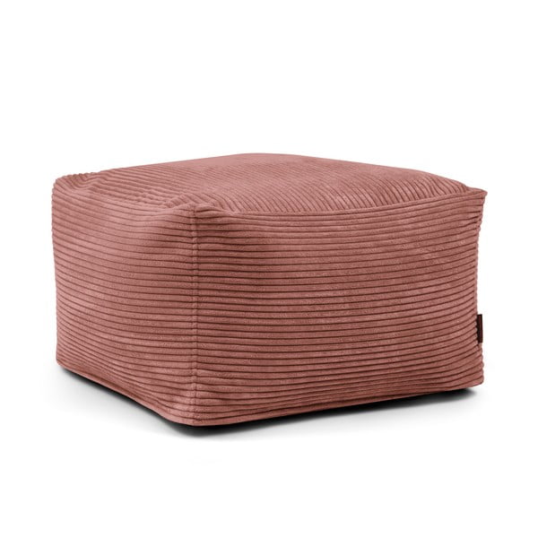 Ceglasty sztruksowy worek do siedzenia Softbox MooG – SLOWDOWN