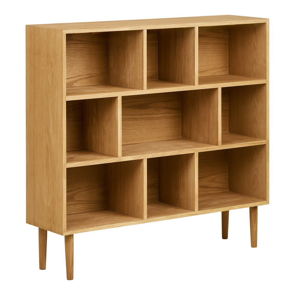 Regał w dekorze dębu w naturalnym kolorze 112x104,5x30 cm Oshawa – House Nordic (zdjęcie 3)