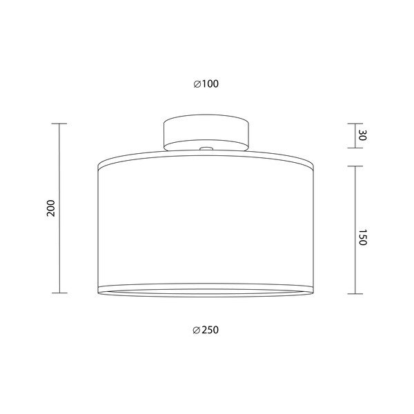 Beżowa lampa sufitowa ze wzorem trójkątów Sotto Luce Taiko-image-3