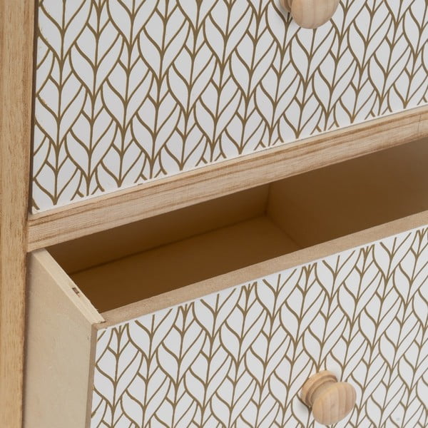 Wysoka komoda z litego drewna paulowni 34x78 cm – Casa Selección-image-1