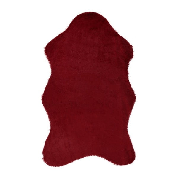 Czerwony dywan ze sztucznej skóry Tavsantuyu Red, 100x160 cm