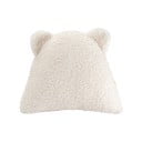 Kremowa poduszka na sofę dziecięcą z materiału bouclé Bear – Wigiwama