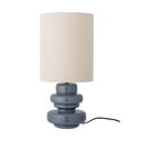 Niebieska lampa stołowa z tekstylnym kloszem (wysokość 51 cm) Fabiola – Bloomingville