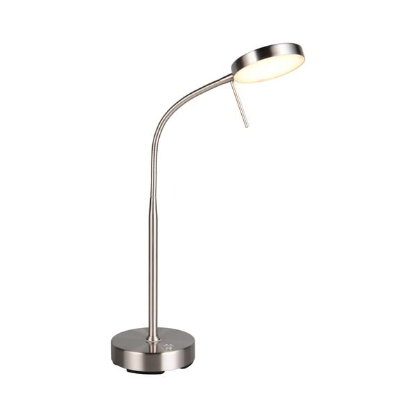 Lampa stołowa LED w kolorze srebra (wysokość 45 cm) Moreno – Reality-image-1