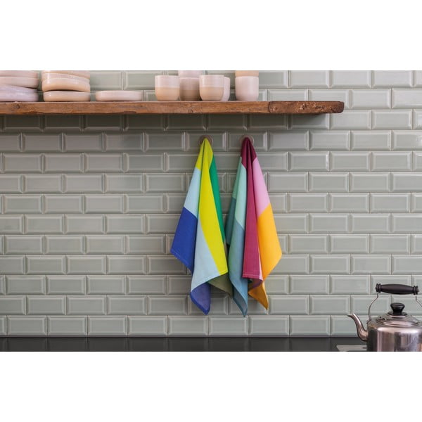 Zestaw 2 bawełnianych ścierek kuchennych Remember No. 22, 50 x 70 cm-image-3