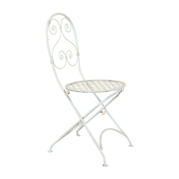 Białe krzesło rozkładane Biscottini Folding Chair