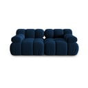Niebieska aksamitna sofa 188 cm Bellis – Micadoni Home