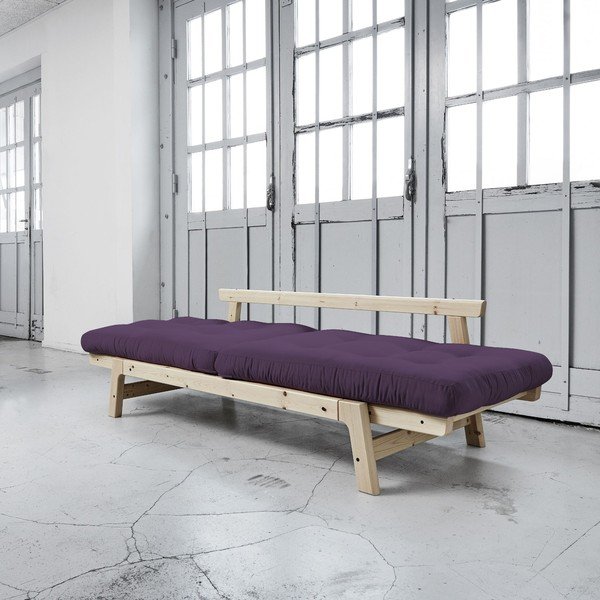Sofa rozkładana Karup Step Natural/Purple-image-3