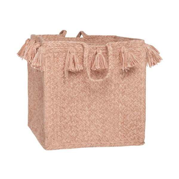 Różowy koszyk bawełniany Nattiot, Ø 25 cm