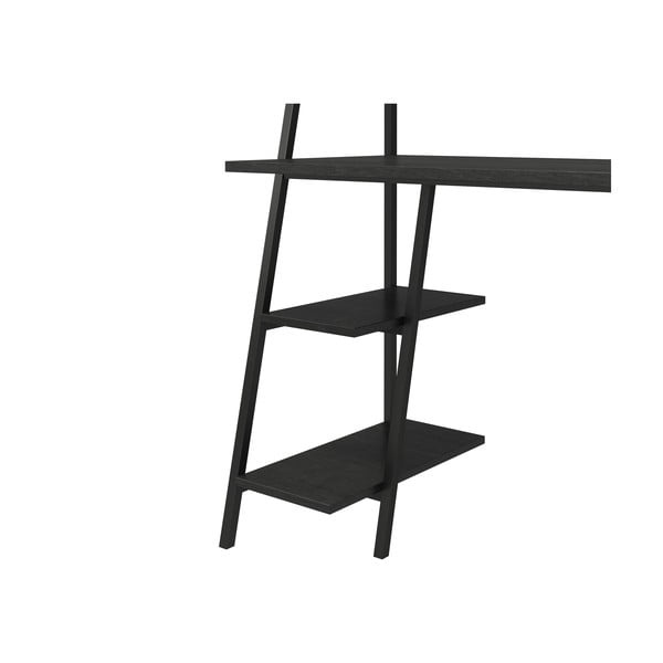 Ścienne biurko z blatem w dekorze dębu 51x111 cm Bushwick – Novogratz-image-3