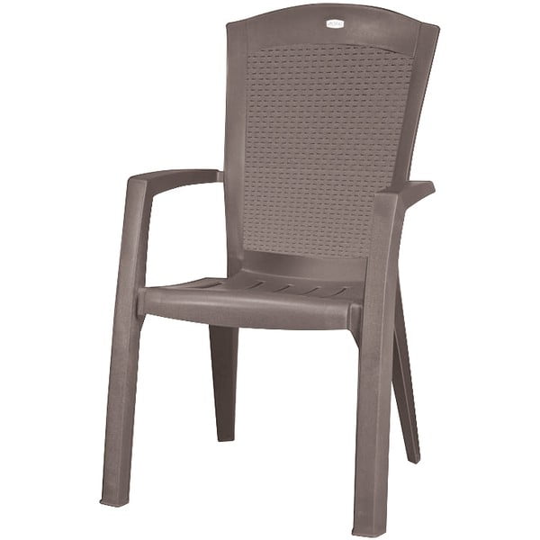 Jasnobrązowe plastikowe krzesło ogrodowe Minnesota – Keter