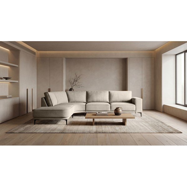 Beżowy narożnik (lewostronny) Copenhagen – Scandic-image-1