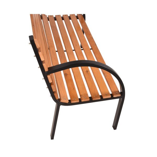 Drewniana ławka ogrodowa ze stalową konstrukcją Garden Pleasure Bellevue-image-3